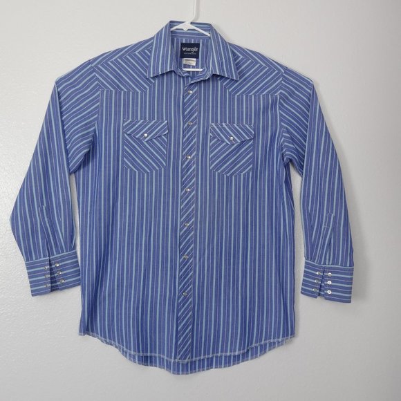 wrangler pearl button shirts